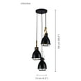 thumbnail image 2 of Xtricity - Pendant Light , 6.2 '' Width, From The Virginia Collection, Black, 2 of 3
