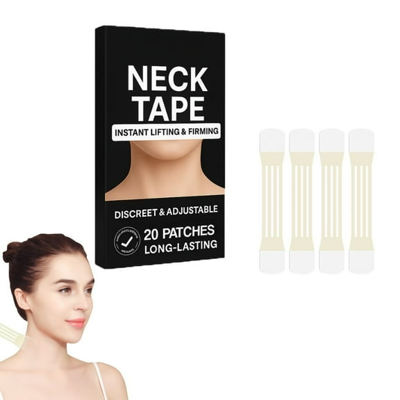 Beauty Tools Instant Neck Lift Tape Facial Firming Strips For Sagging Skin Double Chin Reduction Beauty Tools Reusable Lifting For All Skin Types
