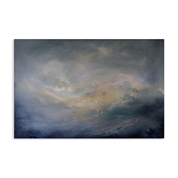 Stupell Industries Contemporary Cascading Clouds Abstract Canvas Art, 24 x 16, by Lydia Orange