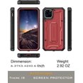 thumbnail image 2 of ArmadilloTek Vanguard Compatible with iPhone 11 Pro Max Case (6.5 inches) Military Grade Full-Body Rugged with Kickstand and Built-in Screen Protector - Red, 2 of 4