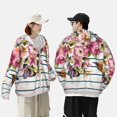 thumbnail image 5 of Picia Bird and Floral Women's Men's UPF 50+ Sun Protection Hoodie Shirt Long Sleeve SPF Fishing Outdoor UV Hiking Lightweight Shirts-3X-Large, 5 of 9