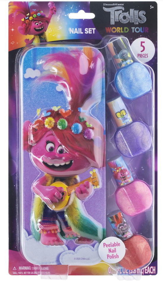 Dreamworks Trolls 8 PCS Nail Art Collection Gift Set Licensed Authentic NEW 