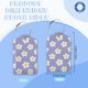 thumbnail image 3 of Etiquetas de equipaje ZIHONSE de piel con funda de privacidad, paquete de 3, 3 of 7
