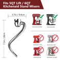thumbnail image 2 of Gancho para Masa de Acero Inoxidable LETOMS para KitchenAid de 5QT y 6QT, Accesorio para Batidora, Apto para Lavavajillas, 2 of 7