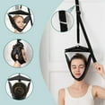 thumbnail image 4 of Visland Cervical Traction Device Adjustable Faux Leather Neck Stretcher with Door-Mount Portable Traction Belt for Neck Pain Relief & Muscle Tension, 4 of 8