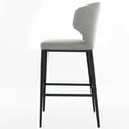 thumbnail image 4 of Cabo Contract Grade Upholstered Wingback Bar Stool (26-inch/ 29-inch), 4 of 5