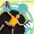 thumbnail image 7 of Costway Mini Trampoline with Enclosure for Kids, Blue/Yellow, 48.00" x 48.00" x 39.50", 7 of 7
