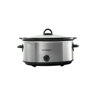 Crockpot™ 7-Quart Slow Cooker, Manual, Stainless Steel