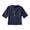 Navy, variant on uikmnh Cute Tops for Girls Linen V-Neck 3/4 Sleeve Blouse Button Down Casual Loose Fit Tee Solid Summer Holiday Top Size:10-11 Years