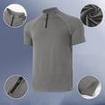 thumbnail image 5 of Luvrsol Mens Tshirt Heavyweight Solid Crew Neck Basic Tee Breathable Cotton Blend Work Shirts S-3XL, 5 of 6