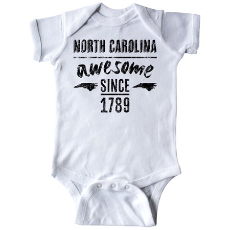

Inktastic North Carolina Awesome Since 1789 Gift Baby Boy or Baby Girl Bodysuit
