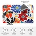 thumbnail image 4 of Ethnic Spring Floral Doormat Outdoor Entrance 18"x30", Summer Colorful Botanical Absorb Moisture Dirt Door Mats, Non-Slip Rubber Backing Floor Mats Indoor, Low-Profile Front Door Rugs, 4 of 9