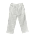 thumbnail image 5 of Women's Wide Leg Pants with Elastic Waist, Lightweight Breathable Loose Trousers for Summer Casual Beach Vacation, Flowy Palazzo, 5 of 6