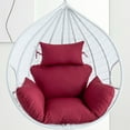 thumbnail image 6 of oshhni Egg Chair Cushion Hanging Seat Cushion for Family Balcony Outdoor Red, 6 of 8