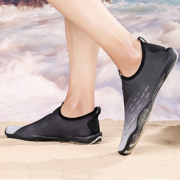 Zapatos de buceo transpirables para senderismo en el lago (gris 38) Likrtyny Tenis De Mujer Tenis De Hombre