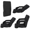 thumbnail image 5 of WDZS Stadium Seats with Back Support for Bleachers – Wide Bleacher Chairs with Thick Padded Cushion, Armrests, Side Pockets, & Shoulder Straps – Portable Seat Chair for Sports Events,Black, 5 of 16
