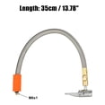 thumbnail image 3 of Adaptador de manguera de inflado de neum?ticos Flexible de 13,8 ", mandril de aire de tama?o de rosca M6 con manguera para v?lvula de neum?tico est?ndar, rosca fina con v?lvula de liberaci?n de aire, 1 Uds. Unique Bargains mandriles para neumáticos de automóviles, 3 of 6