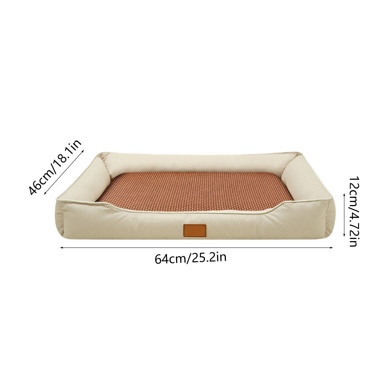 Large Pet Bed Cotton Filled Cushion Sofa Bed Removable Washable for Dogs Cats 644612cm Indoor Use