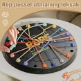 thumbnail image 5 of RuWeoMaa Brainy Knots Rope Untangling Game, Twisted Rope Puzzle Game, Rope Knots Untangle Stack Puzzle Sorting Board Game, Brain Teaser Fine Motor Skills Toys, String Solution Central Lacing Toys, 5 of 8