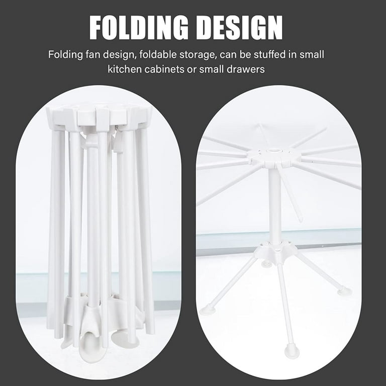 Escarchado no Astronave Tapones para Llantas Pasta Drying Rack Plastic Foldable Pasta Hanging Stand  Dryer Household Noodle Dryer Rack Hanging Noodle Stand for Home Use White  Tagliatelle - Walmart.com