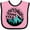 Pink and Black, variant on Inktastic Gatlinburg, Tennessee- Mountains Boys or Girls Baby Bib