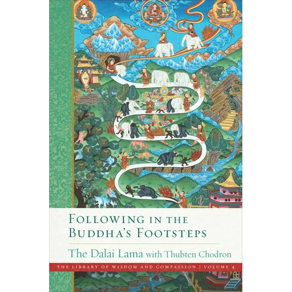 Library of Wisdom and Compassion Following in the Buddha's Footsteps, Book 4, (Paperback)