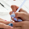 thumbnail image 2 of Shisuyan Nail Art Pens Set Blue Double Ended Intricate Patterns 5Pcs 5.2In, 2 of 9