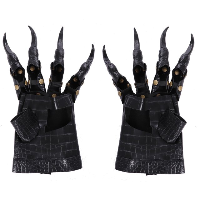 Guantes de garra de Halloween Accesorios de fiesta de disfraces de Halloween Guantes de pata de lobo aterrador Disfraz de cosplay Guantes de payaso Garras Guantes de dragón Accesorios de broma para fiesta de carnaval Festival Guantes de pata de gato Guantes de uñas ER