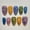 05, variant on 30Pcs Summer Beach Shell Hand-Painted Press-On Nails, 3D Stereoscopic Flower, Butterfly & Heart Design, High-Quality Removable Nail Tips for Women