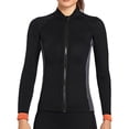thumbnail image 1 of Chaqueta de buceo Sonducket a prueba de frío Material de nailon Mujer Negro S, 1 of 6