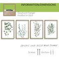 thumbnail image 2 of Botanical Plant Wall Art Decor Prints Sign 16x24 Inch Set of 4 Large Farmhouse Bathroom Minimalist Aesthetic Wood Framed Floral Living Room Boho Leaf Eucalyptus Watercolor Hanging (Wood), 2 of 14