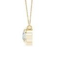 thumbnail image 2 of ANGARA Natural Double Diamond Infinity Pendant Necklace in 14K Yellow Gold for Women (Size-4.2mm| Color-H| Clarity-SI2) | Anniversary, Jewelry Gift for Women | Natural Diamond Necklace, 2 of 8