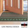 thumbnail image 3 of Red and Green Christmas Reindeer Pattern Door Rugs,Washable Non Slip Door Mats Indoor,Decorative Door Mats,Entry Mat Indoor for Entrance,Bedroom,Kitchen,Bathroom,30"x17", 3 of 6