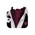 thumbnail image 1 of Corbata Ascot Barry.Wang Roja Vino con Set de Seda y Diseño Paisley, 1 of 6