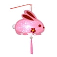 thumbnail image 3 of Accesorios de adorno de Año Nuevo, borla decorativa, regalos para niños, decoración, lámpara de fiesta Rosado Macarena Linterna hecha a mano, 3 of 8