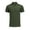 Army Green, variant on PINSPARK Black Polo Shirts for Men Quick Dry Short Sleeve Collared Shirt Soft Casual Stylish Golf Shirts