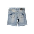 thumbnail image 6 of CULTURA AZURE  Little Boy's Roll-Up Denim Shorts 2-Pack, Jet Black/Light Blue, 4, 6 of 8