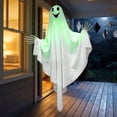thumbnail image 5 of WDOBM Vintage Halloween Decor, Halloween Party Decor, Glowing Green Ghost Outdoor Yard Decor, Halloween Ghost, Light Up Halloween Decor for Spooky Holiday Gift, 5 of 7