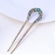 thumbnail image 4 of Horquillas para el cabello Brillar 5 Piezas metal vintage doble punta con diamantes de imitación, 4 of 5
