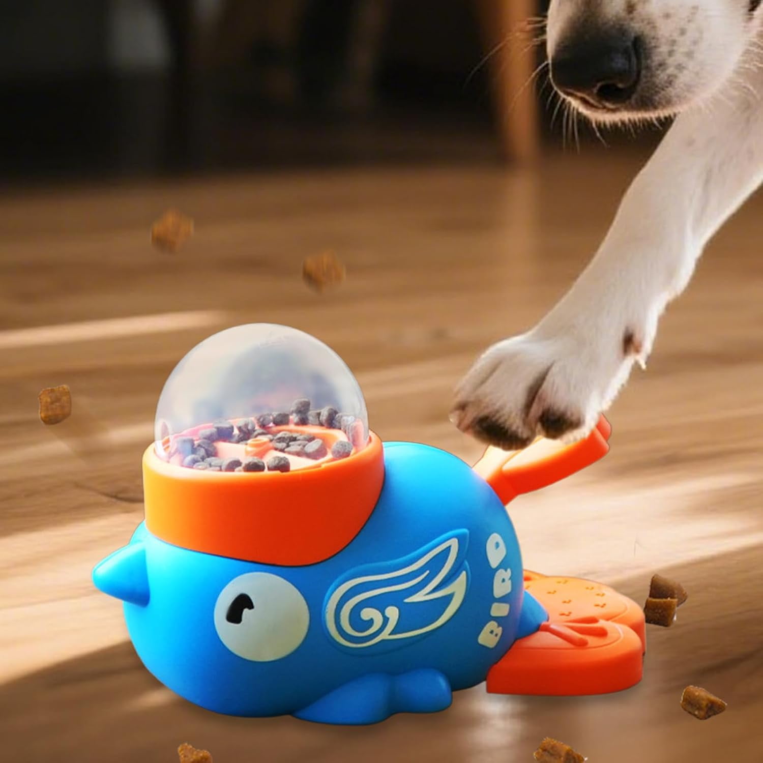 Interactive Treat Dispenser Toy,Dog Puzzle Toy, Duck Design Treat Dispenser Feeder for Mental Stimulation and Slow Eating in Indoor and Outdoor Play