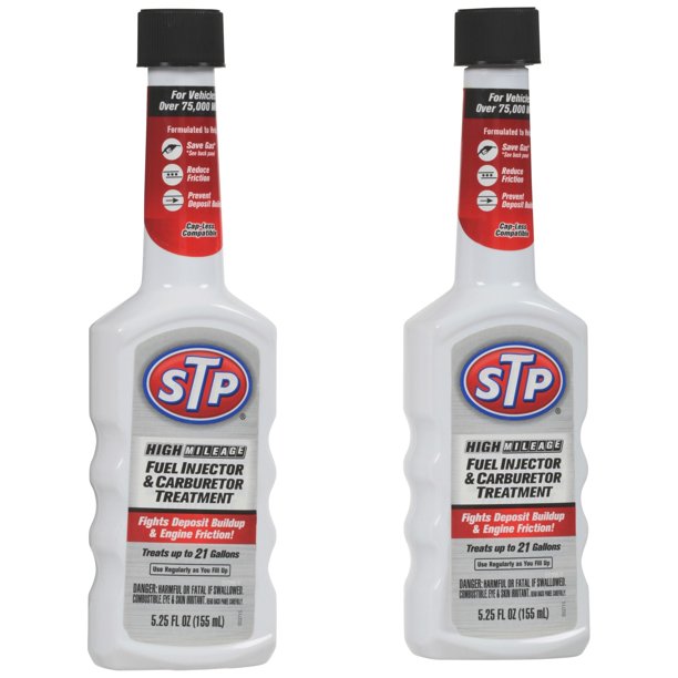 STP High Mileage Fuel Injector & Carburetor Treatment 2 Pack