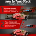 Digital Instant Read Meat Thermometer Waterproof Kitchen Food Cooking