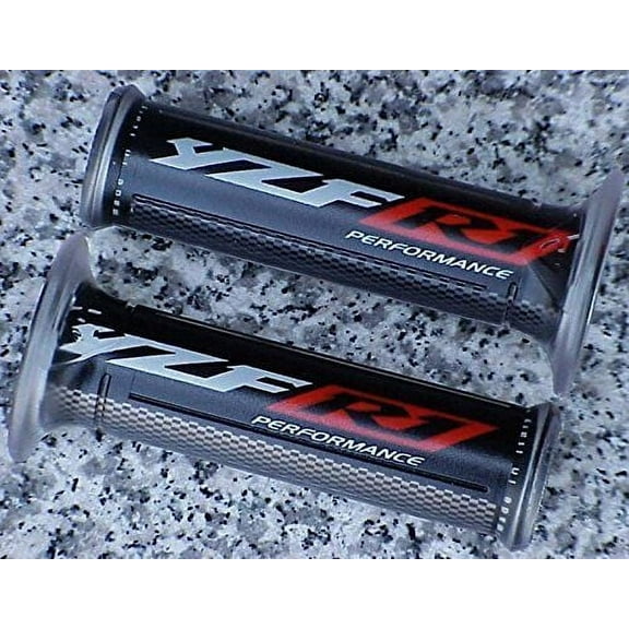 Yamaha YZF R1 RED GEL LOGO HAND GRIPS