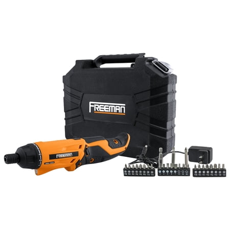 UPC: 0816376018170 | Freeman P36VCS 3.6 Volt Cordless Screwdriver Kit with Charger  Hex Bits  and Case