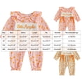 thumbnail image 3 of Wonitaaizi Newborn Baby Girl Halloween Outfit Pumpkin Jumpsuit Romper Sleeve Bodysuit Long Overalls (0-3 Months,Pink), 3 of 4