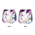 thumbnail image 3 of Rateoe Colorful Bulldog Printed 2 in 1 Women's Workout Shorts for Athletic Gym Running Shorts with Phone Pockets-XX-Large, 3 of 7