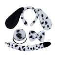 thumbnail image 5 of Milageto Puppy Dog Ears and Long Tail Set Ears Hair Clip for Dance Carnival Halloween Black Ear, 5 of 8