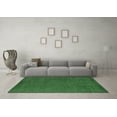 thumbnail image 3 of Ahgly Company Indoor Square Solid Emerald Green Modern Area Rugs, 7' Square, 3 of 4