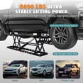 thumbnail image 5 of Jocisland 8000 lbs Portable Car Lift, Heavy-Duty Q355B Steel Car Lift for Home Garage with Locking Levers & Extension Plate, Black, 5 of 9
