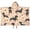 Dachshund and Flower, variant on Dachshund Hooded Bath Towel，50"x30" for Ages 3 To 12 Kids, Quick Dry Lightweight Soft Microfiber Hood Beach Towel Cover Up for Kids